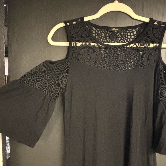 Cupio Black Lace Dress - Picture 1 of 5